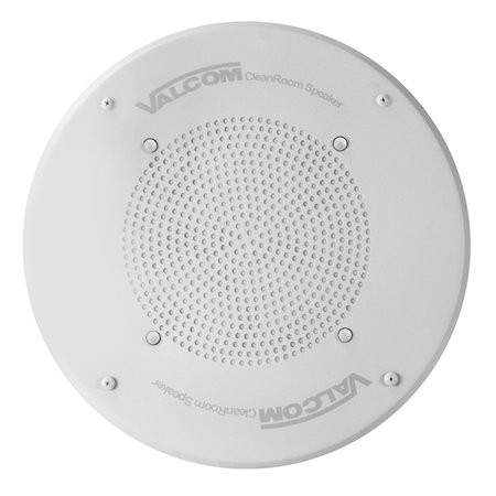 VALCOM Ip One-Way Or Talkback Clean Room 8 Ceiling Speaker, Programmable VIP-140A